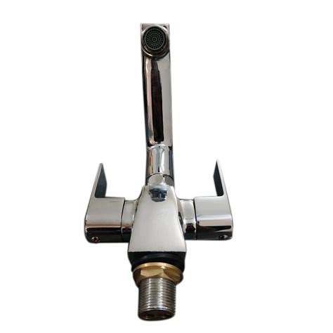 Modern Deck Mounted Brass Center Hole Basin Mixer For Bathroom