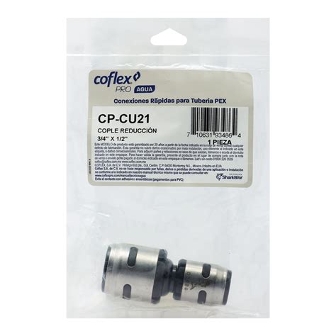 Cople Reductor X Pulgada Plata Coflex The Home Depot M Xico