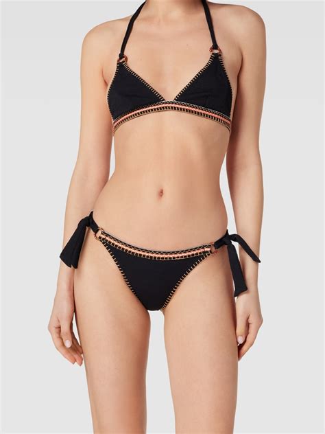 Banana Moon Bikini Slip Mit Strukturmuster Modell Sima Black Online