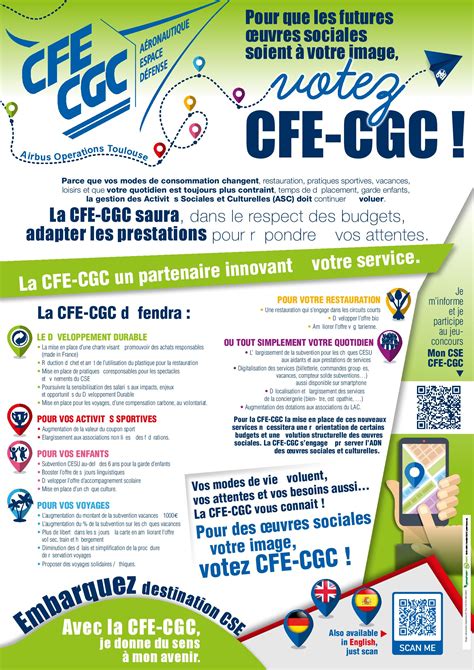 Pour que les œuvres sociales My CFE CGC Airbus