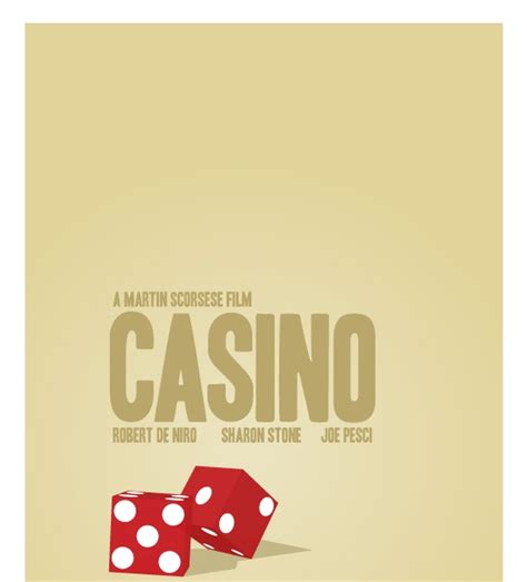 DW Movie Posters: Casino Movie Poster by David Watts - 'Dice'