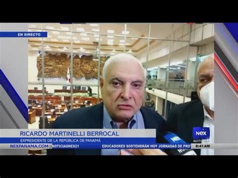 Ricardo Martinelli Berrocal se pronuncia ante los tres años de gestión