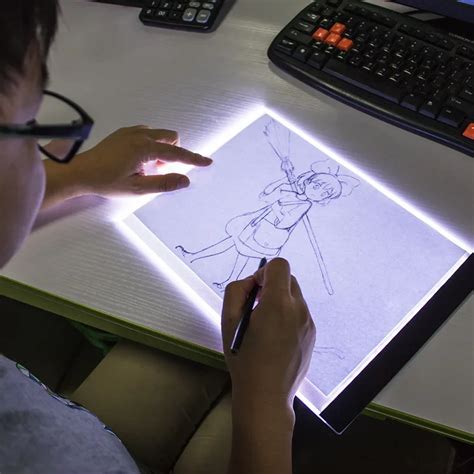 A5 Led Drawing Tablet Digital Graphics Pad Usb Led Light Box Copy Board