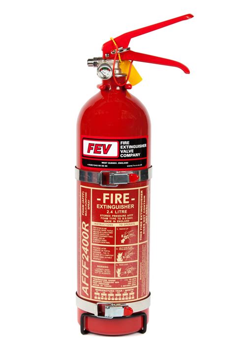 Fev Fire Extinguisher 24 Ltr Cylinder Handheld Afff Slimline