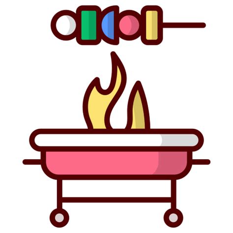 Bbq Generic color lineal-color icon