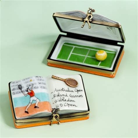 The Cottage Shop Limoges Tennis Court Book Box Each