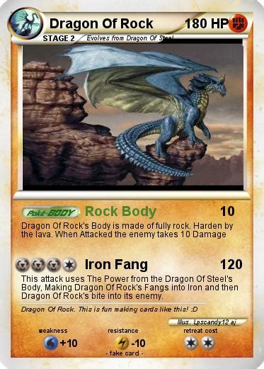 Pokémon Dragon Of Rock - Rock Body - My Pokemon Card