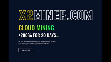 X2Miner Mineradora De Criptomoedas 200 Em 20 Dias Nova Analise