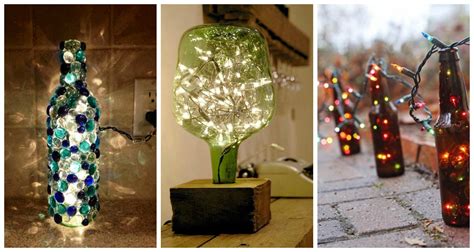 23 Ingenious Ideas To Transform Old Glass Bottles Into Extravagant Lamps