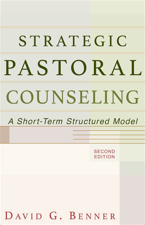 Strategic Pastoral Counseling 2nd Edition Baker Publishing Group