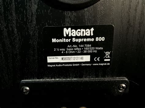 Magnat Monitor Supreme Highend Lautsprecher Kaufen Auf Ricardo