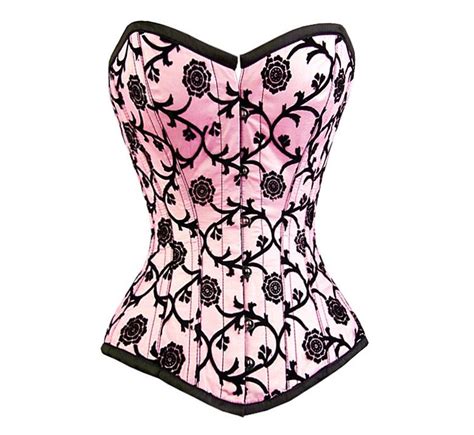 Pink Obsession Corsets Pink Corset Overbust Corset Black Corset