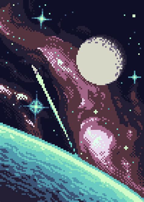 The Best 15 Space Pixel Art Wallpaper Phone Bizmowasuey