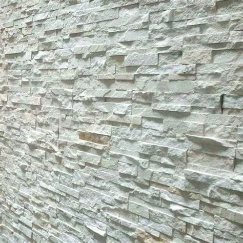 Natural Stone White Exterior Elevation Tiles Thickness Mm Size