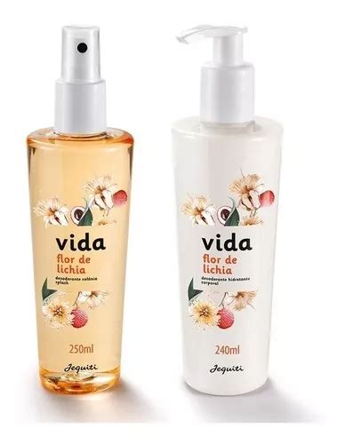 Kit Hidratante Corporal E Colônia Splash Vida Flor De Lichia MercadoLivre