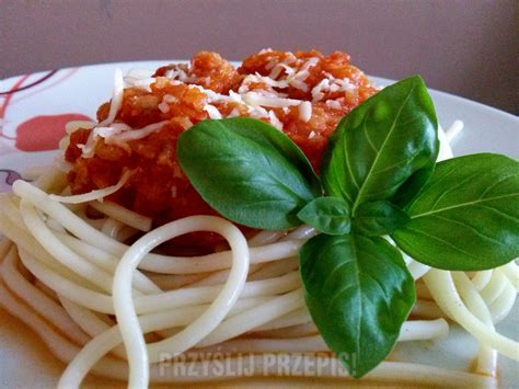 Spaghetti Z Sosem Z Warzyw Przepis PrzyslijPrzepis Pl