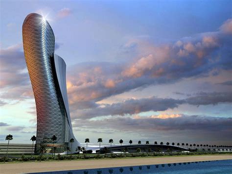 Capital Gate Building The Leaning Tower Of Abu Dhabi Amusing Planet