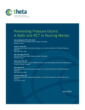 Fillable Online Preventing Pressure Ulcers Fax Email Print Pdffiller