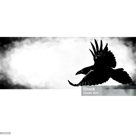 Gagak Hitam Ilustrasi Stok - Unduh Gambar Sekarang - Burung gagak ...