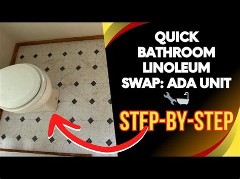 How To Quickly Remove Replace Linoleum Flooring In The Bathroom For