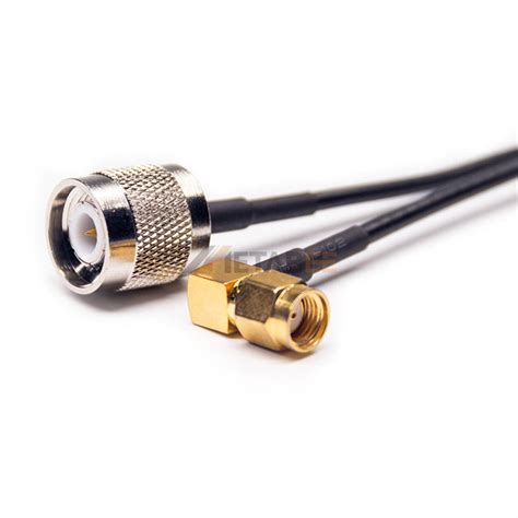 Straight Tnc Male To Right Angle Rp Sma Male Cable Assembly Metabeeai