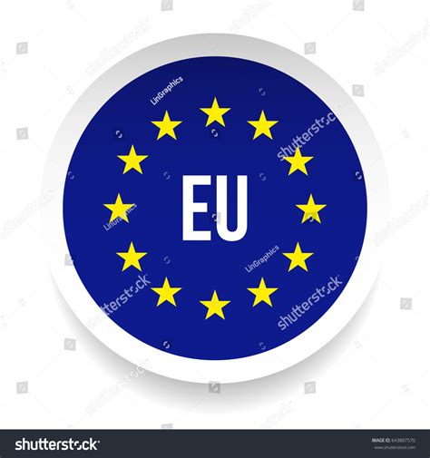 Eu European Union Logo Symbol Vector Stock Vector (Royalty Free) 643807570 | Shutterstock