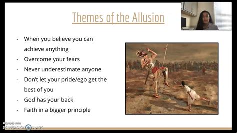 David And Goliath Allusion Project Youtube