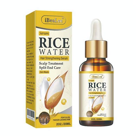 Rice Water Hair Growth Strengthening Hair Serums Hair Care Essence