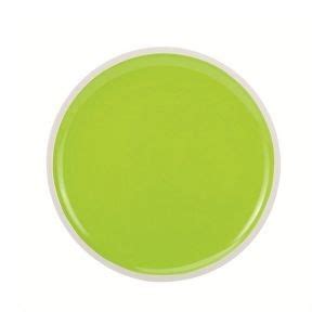 Oceanside Assiette Dessert Bi Colors Verte Et Blanche Par