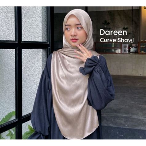 Jual DAREEN CURVE SHAWL PASHMINA MALAYSIA PASHMINA SILK MALAY HIJAB