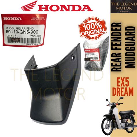 HONDA EX5 DREAM Mudguard Magat Black Guard Flat Belakang Rear Fender