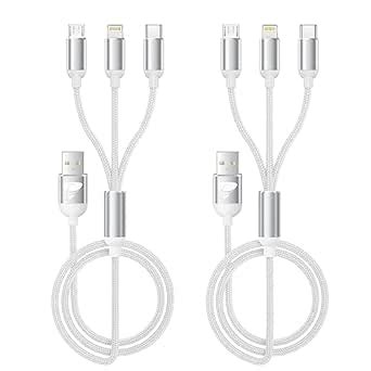 Aioneus Multi Charger Cable M Pack Multi Charging Cable Nylon