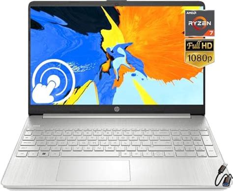 HP Laptop 15 Business visualización táctil FHD 1080P de 15 6 AMD