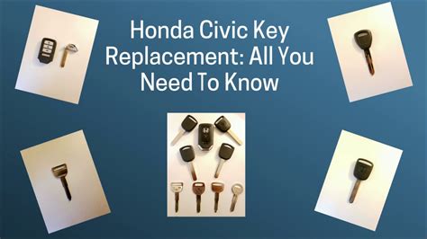 Diy Key Switch Replacement On A 2003 Honda Civic Auto 2001 2