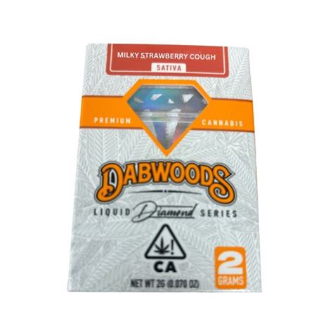 Milky Strawberry Cough G Disposable Vape Dabwoods Liquid Diamonds