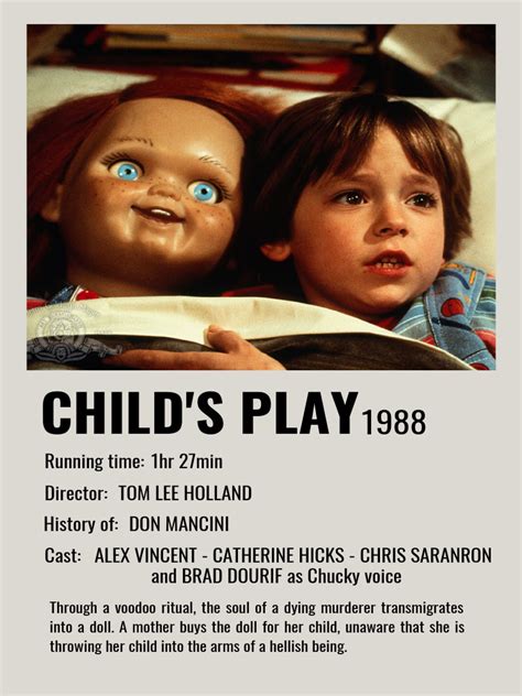 Child's Play - 1988 - Poster Personalizado No.00322 | PDF