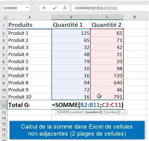 Somme Dans Excel Les 4 Méthodes Pour Additionner Des Nombres