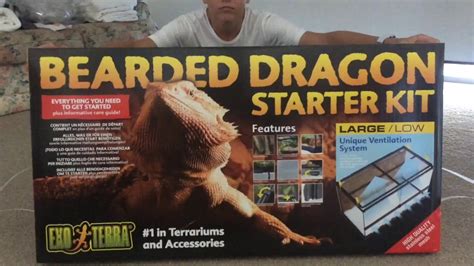 Exo Terra Bearded Dragon Starter Kit Unboxing Youtube