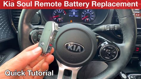 2020 2024 Kia Soul Remote Key Fob Battery Replacement How To Open