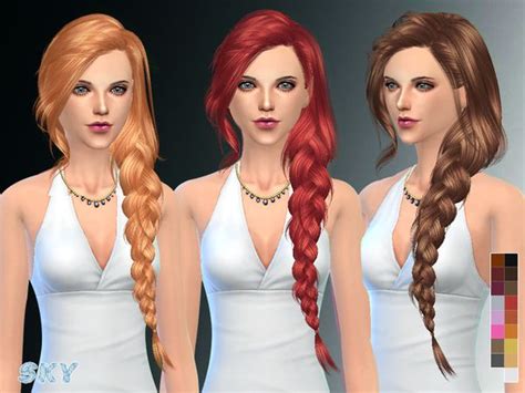 Sims 4 long braid hair male - perdown