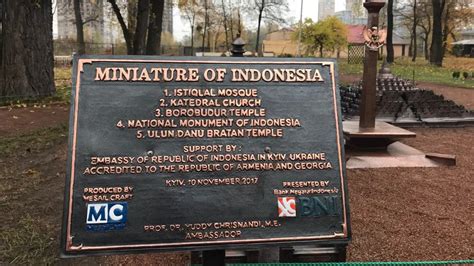 KBRI Kyiv Resmikan Miniatur Indonesia Di Objek Wisata Ukraina News