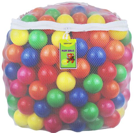 100 Pcs BPA Free Colorful Baby Kids Plastic Balls Swim Toys with Zipper Mesh Bag | eBay