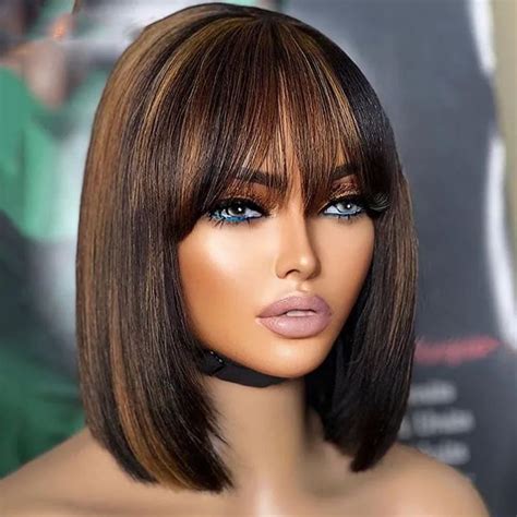 Amazon JOEDIR HAIR Short Bob Wigs Human Hair 10 Inch HD Lace