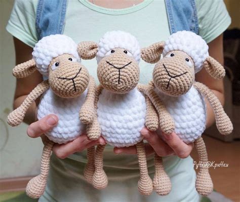 Crochet Sheep Crochet Patterns Amigurumi Stuffed Toys Patterns