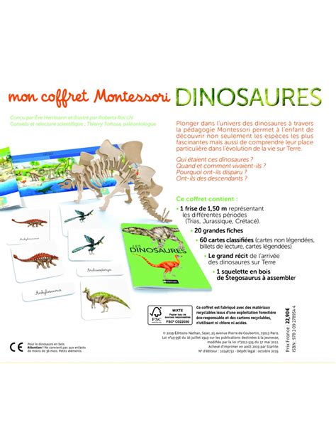 Mon Coffret Montessori Dinosaures