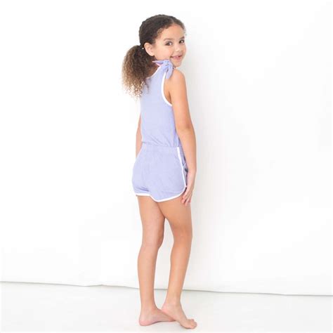 Citron Terry Girls Active Romper 3 14 Shade Critters