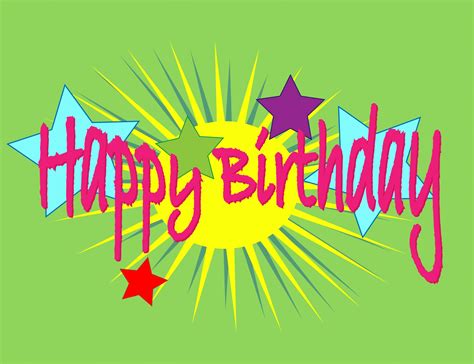 Happy Birthday Greeting Background Free Stock Photo Public Domain