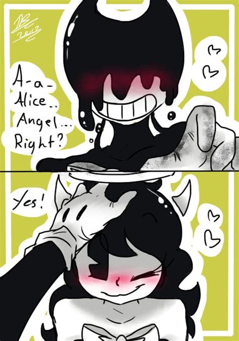 Alice X Bendy By Bendythedevil Pop Bendy And The Ink Machine Alice Angel Fan Art