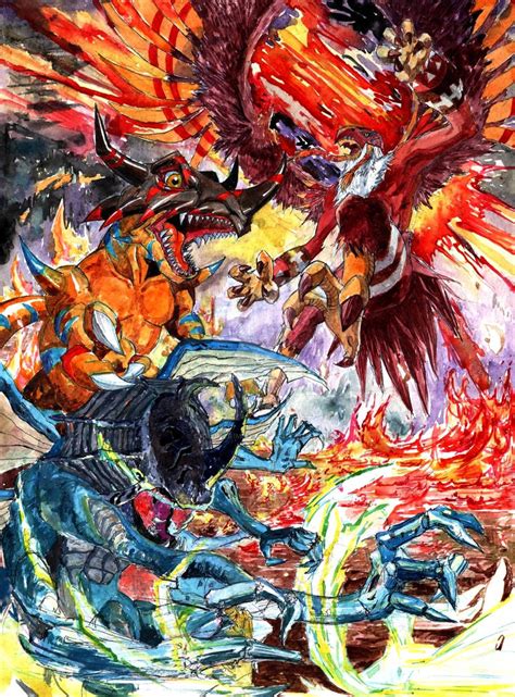 Digimon Fan Art by calvincrimson on DeviantArt