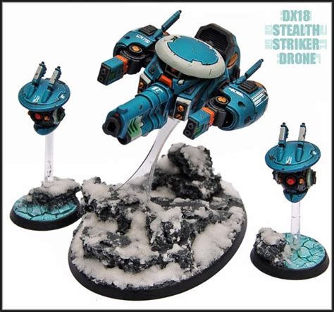 Battlesuit Conversion Drones Ghostkeel Snow Snow Bases Stealth